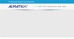 Desktop Screenshot of almatex.com.pl